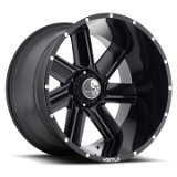 Hostile-H106-Switchblade-Satin-Black-6-Lug-only-20-22